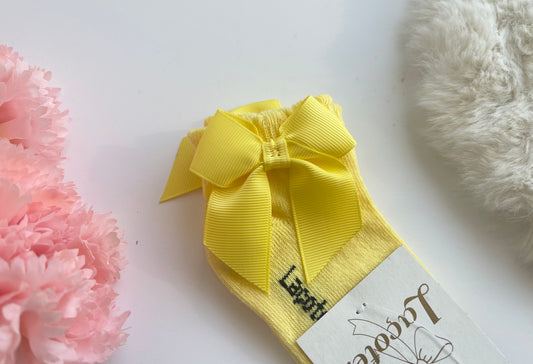 Meias Curtas Laço Lateral