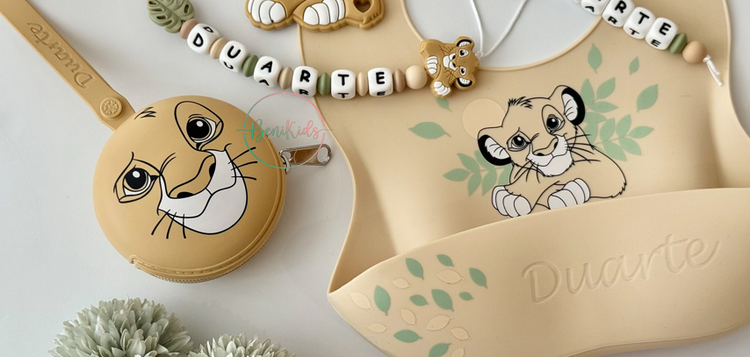 Acessórios Silicone Menino com Gravação