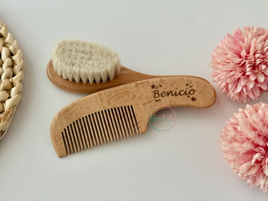 Conjunto Pente e Escova